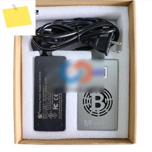 Lucky Miner LV06 500GHs BTC Bitcoin 복권 광부 솔로 + 스위칭 전원 공급 장치 제품 이미지