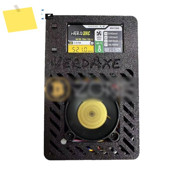 NerdAxe Ultra BM1366 500GHs 15W BTC 광부 비트코인 복권 쉘이 포함된 표준 버전 제품 이미지