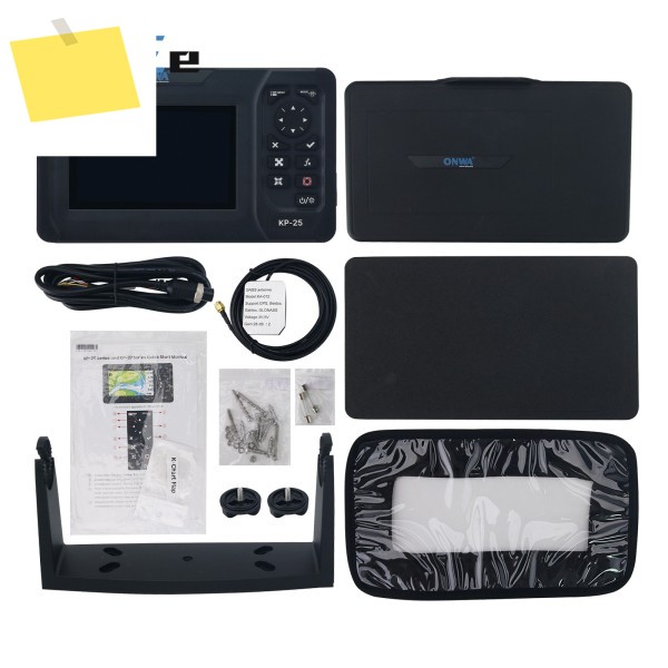 ONWA KP-25X 해양 GPS 차트 플로터 내장 클래스 B+ AIS 트랜스폰더 및 어군탐지기 5인치 LCD 포함 제품 이미지