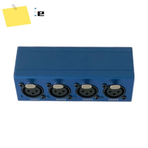 ARTNET MINI RDM 4포트 출력 DMX512 컨트롤러 2048CH Artnet-DMX 어댑터LED 스크린 포함 제품 이미지