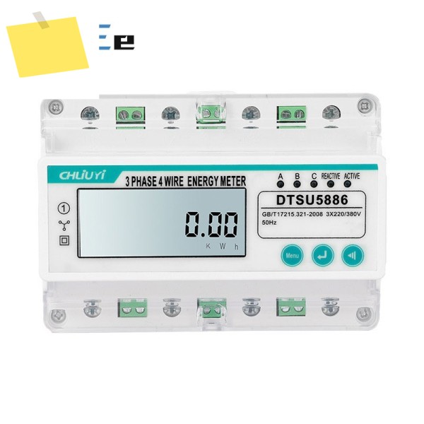 DTSU5886 3상 4선 7P 에너지 미터 전기 미터RS485 포트가 있는 10-100A 버전 제품 이미지