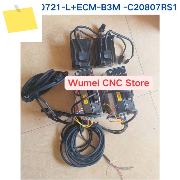 ASD-B3-0721-L 및 ECM-B3M-C20807RS1, 케이블 세트 포함, 90% 새제품 제품 이미지