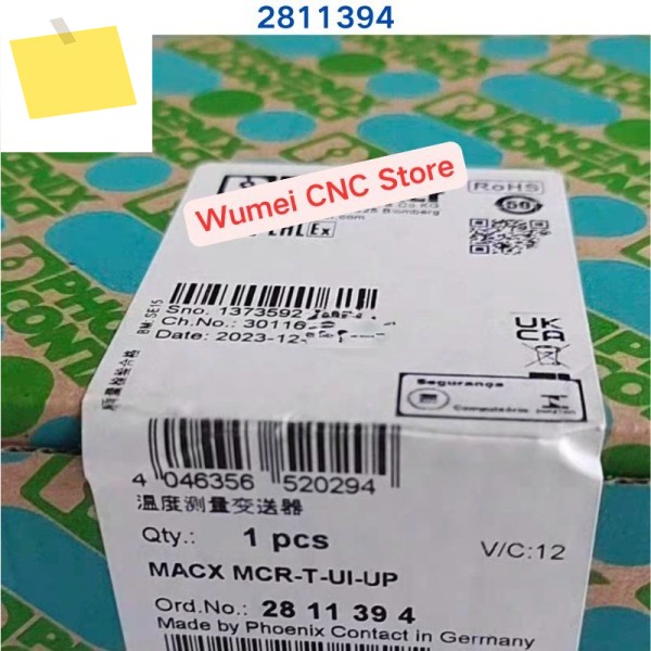 PHOENIX 송신기 MACX MCR-T-UI-UP의 신품 제품 2811394 온도 측정 트랜스미터 제품 이미지