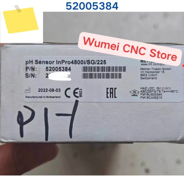 브랜드 새제품 오리지널 PH 센서 InPro4800iSG225 52005384 제품 이미지