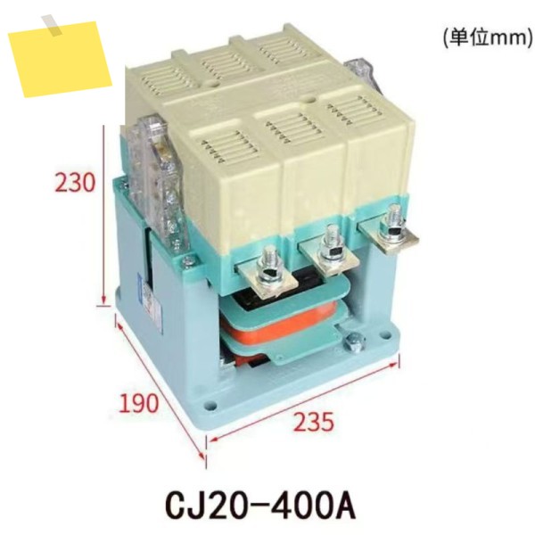 Delixi AC 접촉기 CJ20-400 400A AC220V 새 제품 제품 이미지