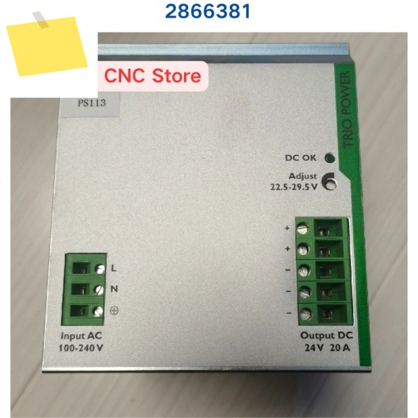 중고 테스트 OK 피닉스 전원 공급 장치, QUINT-PS, 1AC, 24DC, 20 2866381 제품 이미지