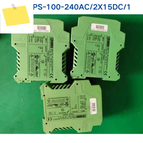 중고 테스트 OK 피닉스 전원 공급 장치 MINI-PS-100-240AC2X15DC1 2938743 1개 제품 이미지