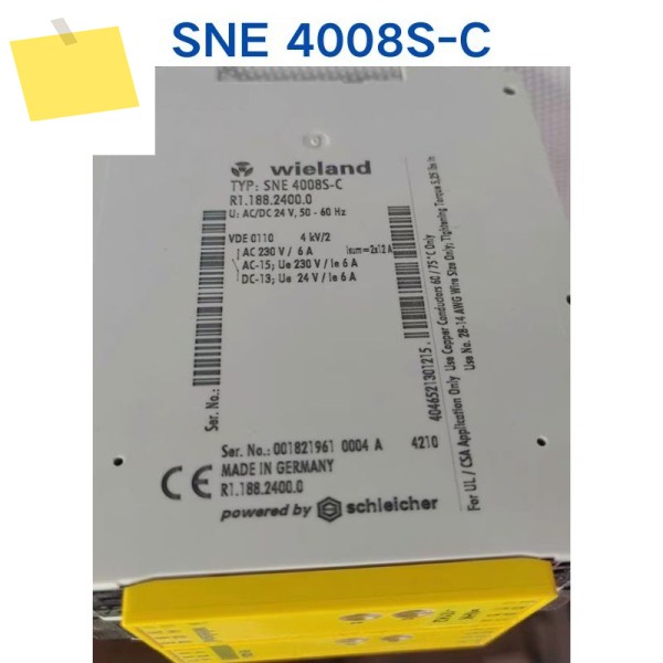 중고 테스트 완료 와일랜드 릴레이 SNE 4008S-C R1.188.2400.0 1개 제품 이미지