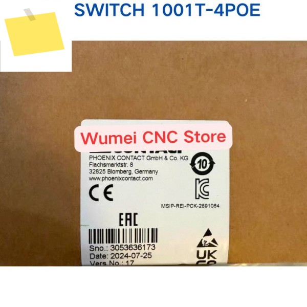 브랜드 뉴 오리지널 스위치 FL SWITCH 1001T-4POE 2891064 제품 이미지