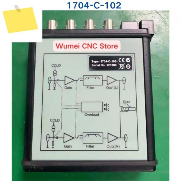 Bruel&Kjaer 1704-C-102 신호 컨디셔너 BK 마이크 적응 1개에 대한 중고 테스트 OK 제품 이미지