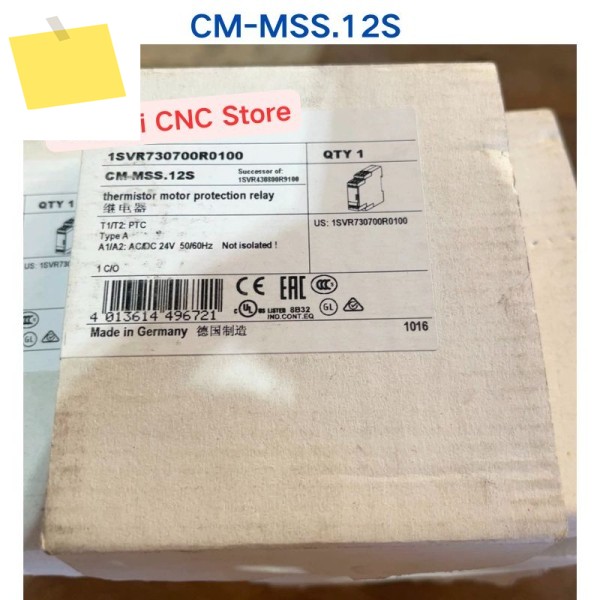 ABB 보호 계전기 CM-MSS.12S 1개용 새 제품 제품 이미지