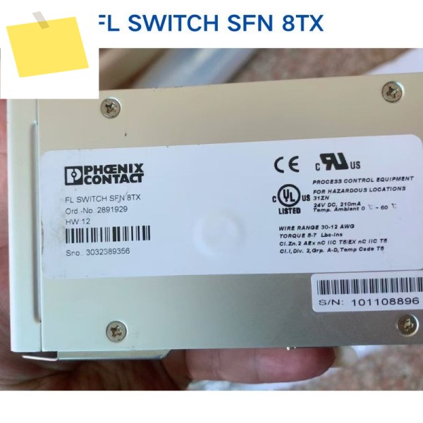 PHOENIX 스위치 FL SWITCH SFN 8TX 2891929에 대한 중고 테스트 OK 제품 이미지