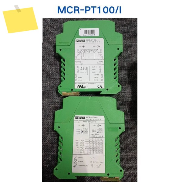 PHOENIX 송신기 MCR-PT100-I 2810353 1개에 대한 중고 테스트 OK 제품 이미지
