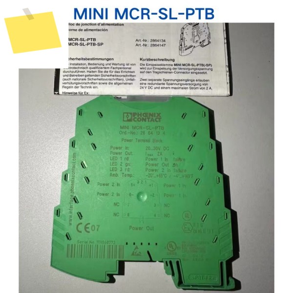 PHOENIX 아이솔레이터 MINI MCR-SL-PTB 2864134용 새 제품 제품 이미지
