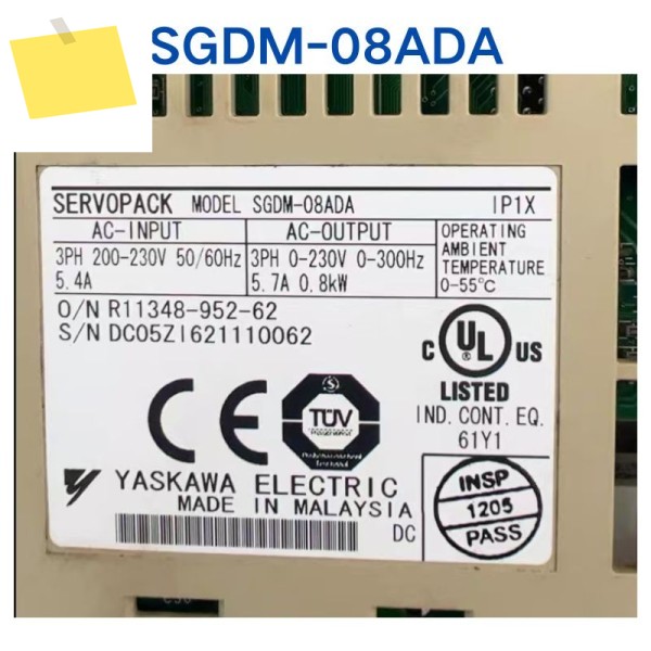 야스카와 드라이버 SGDM-08ADA용 제품 이미지