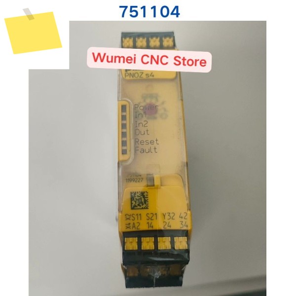 PILZ 릴레이 PNOZ s4 C 24VDC 3no 1nc 751104 1개의 신품 브랜드 안전 제품 이미지