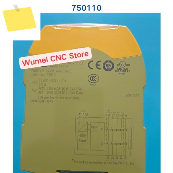 PILZ 릴레이 PNOZ S10 750110용 새 제품 1개 제품 이미지
