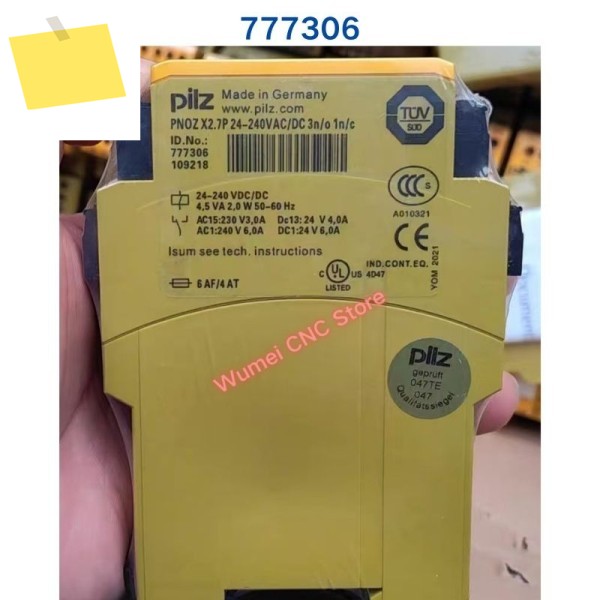 PILZ 릴레이 PNOZ X2.7P 777306용 새 제품 제품 이미지