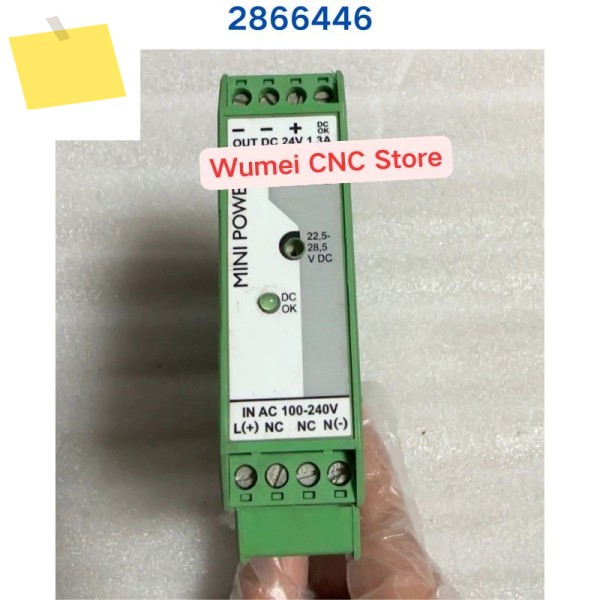 PHOENIX 전원 공급 장치 MINI-PS-100-240AC24DC1.3 2866446에 대한 중고 테스트 OK 제품 이미지