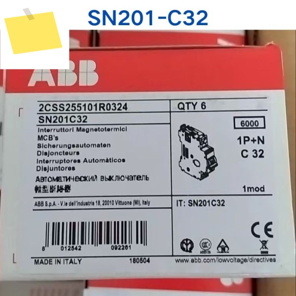 ABB 회로 차단기 SN201-C32 새 제품 1개 제품 이미지
