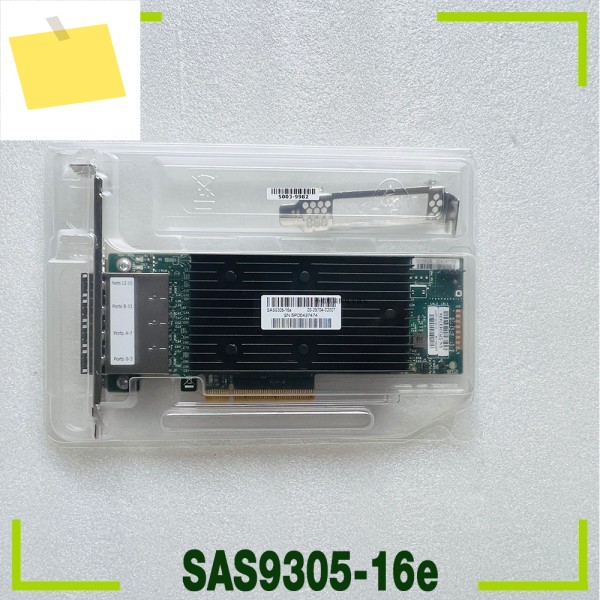외부 패스스루 카드 SAS9305-16e, LSI 3224 칩, 16 포트, 12 Gbs HBA 제품 이미지