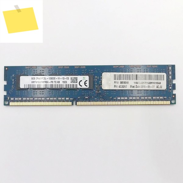 1개 X3200 M3 M4 메모리 8G ECC RAM 고품질 2RX8 DDR3L PC3L-12800E 1600 제품 이미지