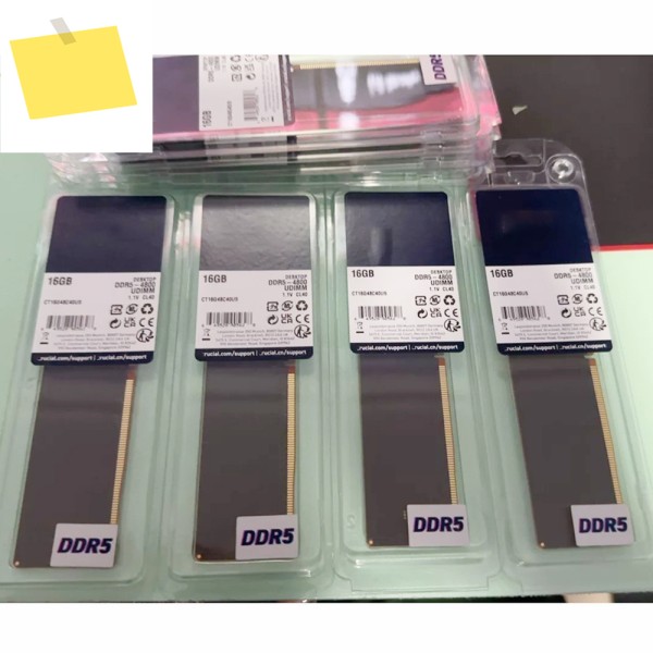 1개 16GB DDR5 4800MHz UDIMM CT16G48C40U5 1.1V 램 데스크탑 메모리 고품질 제품 이미지