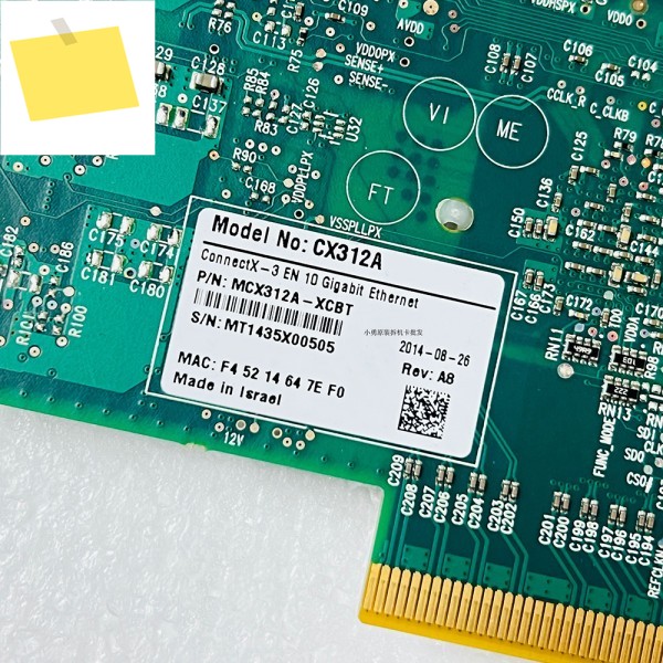 MCX312A-XCBT ConnectX-3 그룹 트윈 포트 10기가비트 광섬유 네트워크 카드 제품 이미지