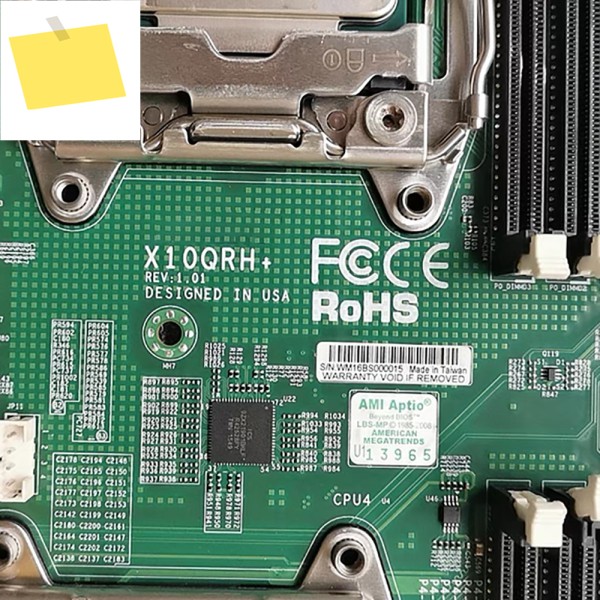 슈퍼마이크로 4웨이 서버 마더보드 프로세서 E5-4600 v4v3 제품군 DDR4-2400MHz C612 LGA 2011 X10QRH+ Rev: 버전 1.01 제품 이미지