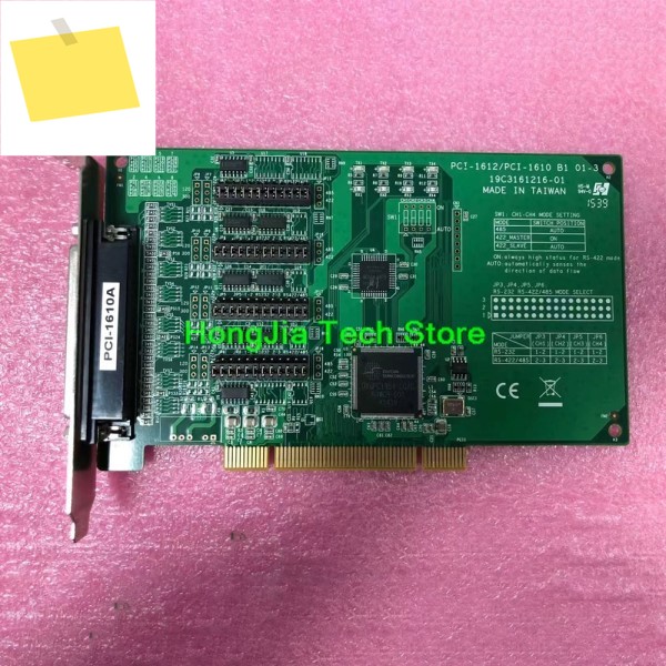 Advantech용 PCI-1610A 4포트 RS-232 PCI 통신 카드에는 서지 보호 기능이 포함되어 있습니다. 완벽한 작업 제품 이미지