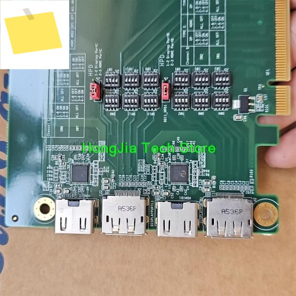 Advantech 어댑터 카드 SOM-EA20 REV.A1 PCIex16에서 2개의 HDMI 및 DP 포트로 변환, 개발 보드와 호환 제품 이미지