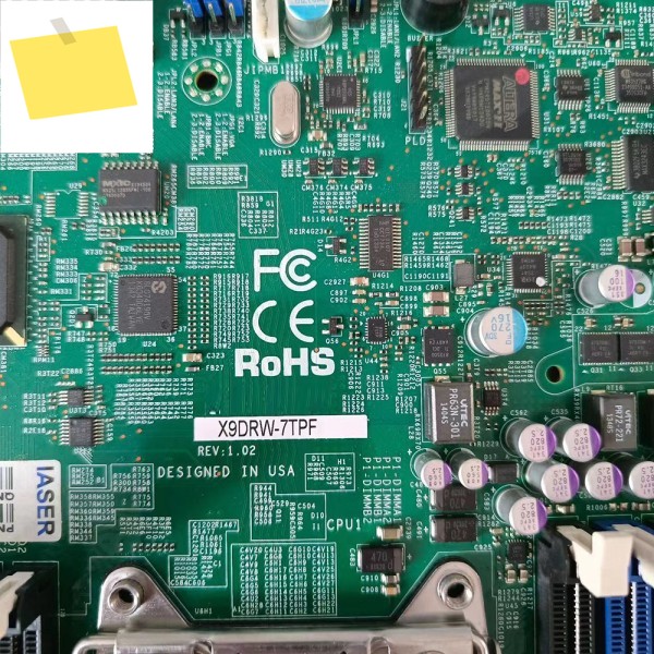 슈퍼마이크로 마더보드 Xeon 프로세서 E5-2600 V1 V2 제품군 LGA2011 DDR3용 X9DRW-7TPF 제품 이미지