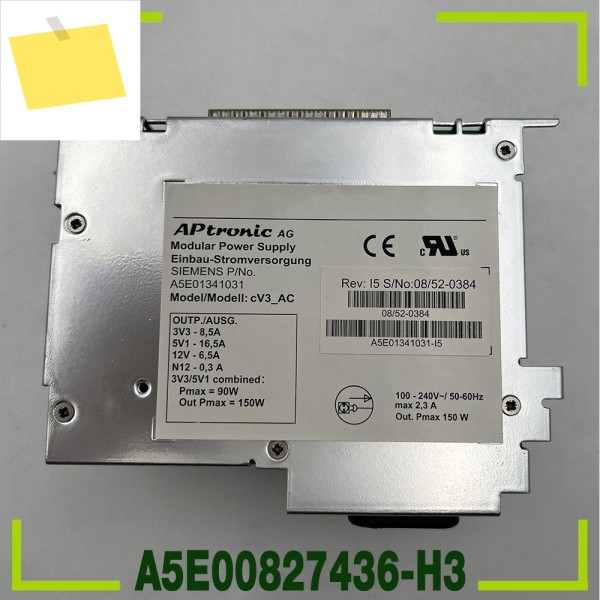 IPC 전원 공급 장치 A5E00827436-H3 cV3_AC 완벽한 작동 제품 이미지