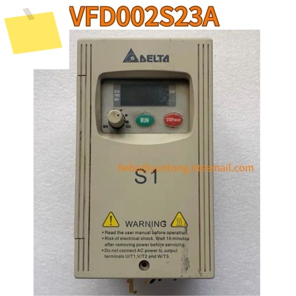 중고 0.2kw 변환기 VFD002S23A 테스트 OK 제품 이미지