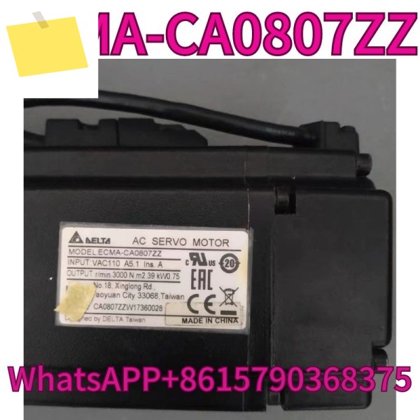 중고 750W 절대값 모터 ECMA-CA0807ZZ 테스트 완료 및 제품 이미지