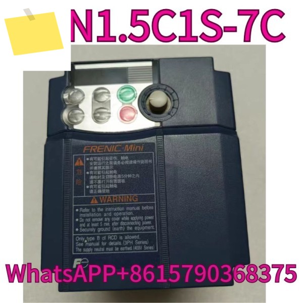 중고 FRN1.5C1S-7C 주파수 변환기 1.5KW 220V 테스트 완료 및 제품 이미지