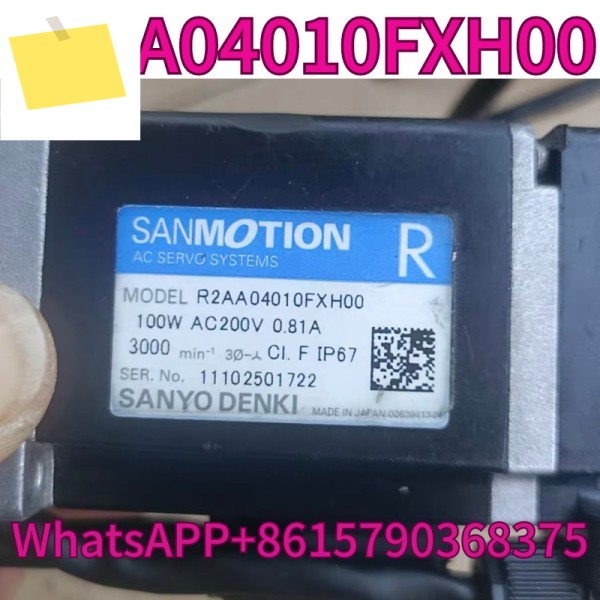 중고 서보 모터 R2AA04010FXH00 100W 테스트 OK 제품 이미지