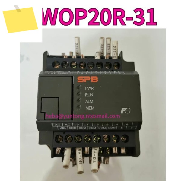 사용된 프로그래밍 가능 컨트롤러 NWOP20R-31 테스트 OK, 제품 이미지