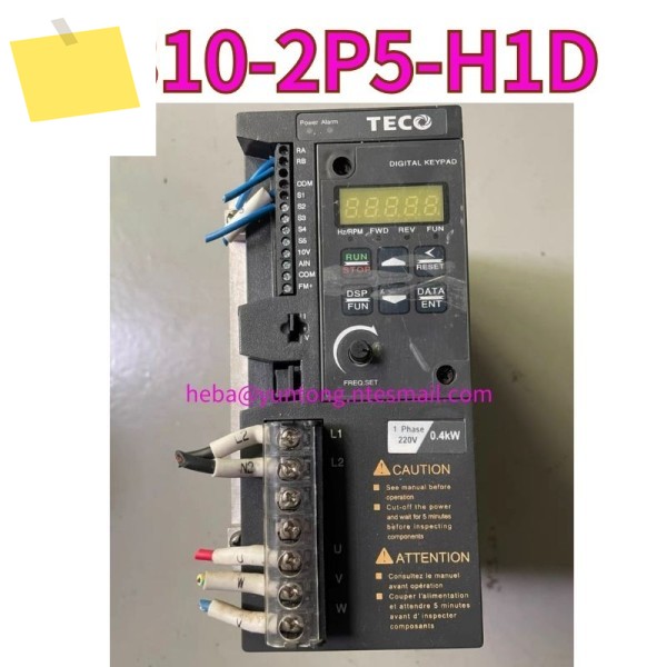 중고 0.4KW 주파수 변환기 S310-2P5-H1D 테스트 OK, 제품 이미지