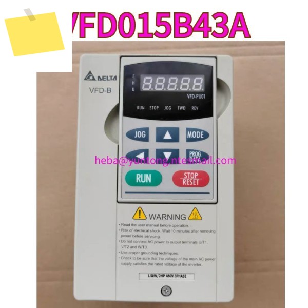 신품 주파수 변환기 VFD015B43A 1.5KW, 380V 제품 이미지