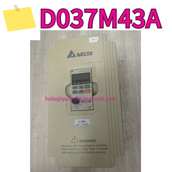 사용된 주파수 변환기 VFD037M43A 3.7KW 테스트 OK 제품 이미지