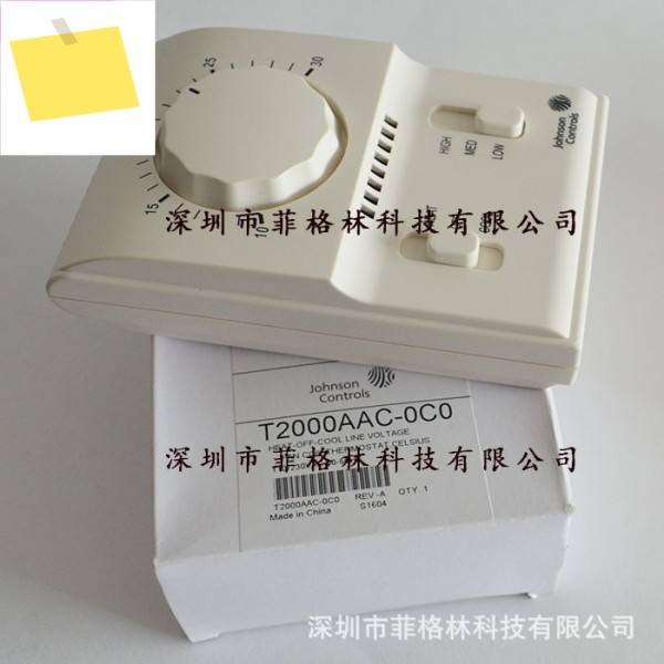 T2000AAC-0C0 존슨 팬코일 기계식 온도 조절기, 제품 이미지