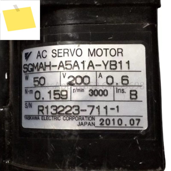 SGMAH-A5A1A-YB11 YASKAWA 50W 서보 모터 제품 이미지
