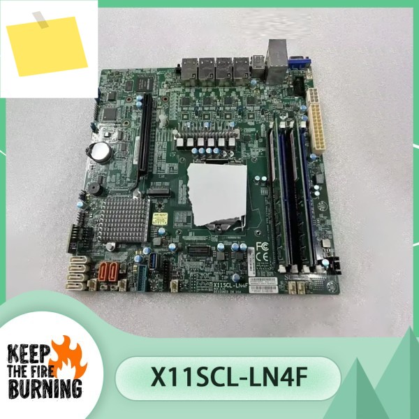 X11SCL-LN4F 서버 마더보드 E-2100 C242 4개 이더넷 포트 지원 i8 i9 REV.1.01 제품 이미지