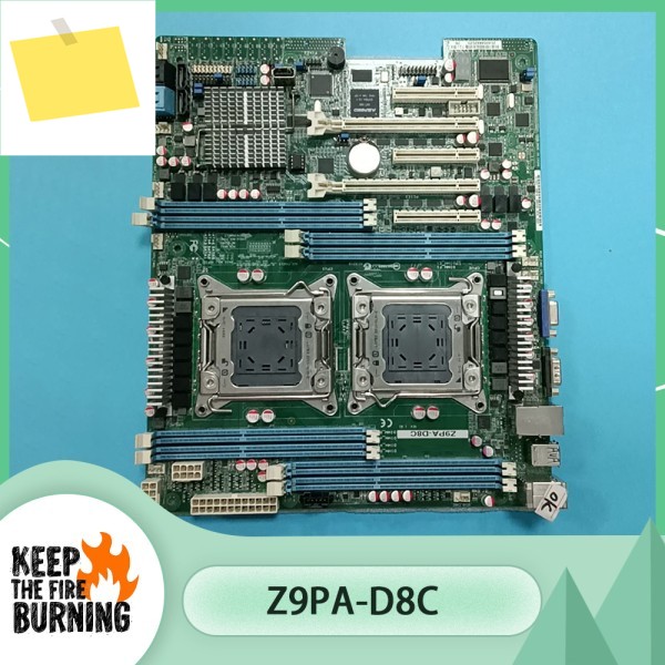 X79 듀얼 서버 마더보드 LGA2011은 2600V1V2 전체 시리즈 CPU Z9PA-D8C를 지원합니다 제품 이미지