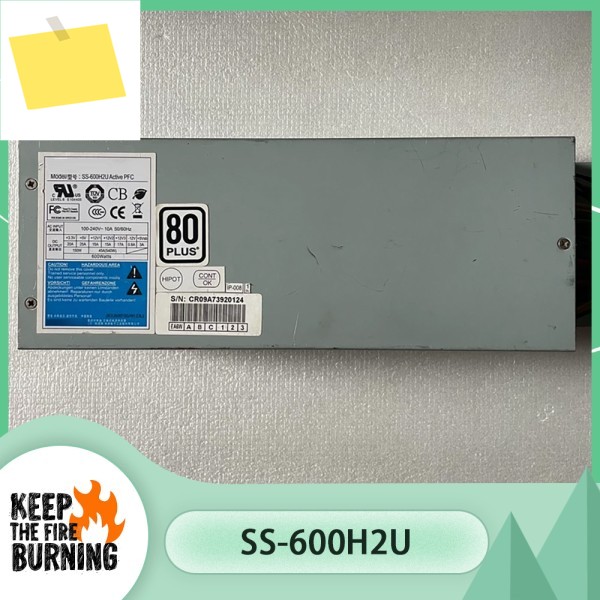 SS-600H2U 모듈 전원 공급 장치 80PLUS 600W 제품 이미지
