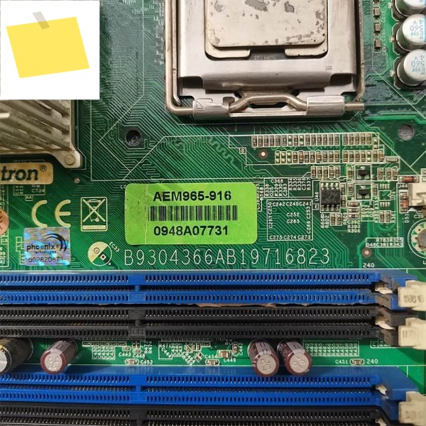 산업용 컴퓨터 마더보드 듀얼 네트워크 포트 B9304363AB19716823 AEM965-916 제품 이미지