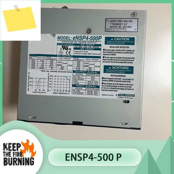 eNSP4-500P-SAO-H1V 500W 산업용 전원 공급 장치 P 제품 이미지