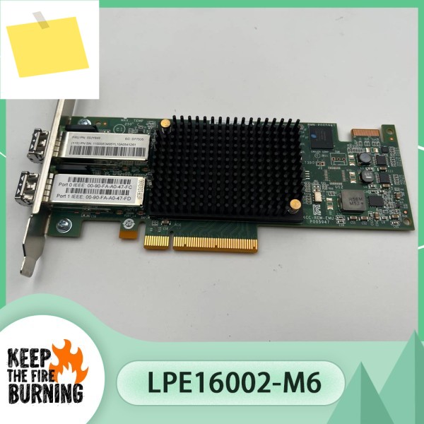 기존 LPE16002-M6 듀얼 포트 16G HBA 00JY849 81Y1662 제품 이미지