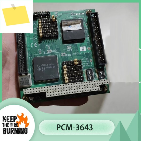 4포트 RS232 PC104 시리얼 카드 확장 모듈 PCM-3643 REV A1 제품 이미지